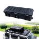 110L Black Green Off Road LLDPE Plastic Tool Car Kit Set Box for Car Roof Top Storage