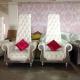 80*75*182cm King Royal Throne Chair High Back Sofa Wedding Beauty Salon Furniture