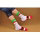 Lovely santa claus design supersoft cotton socks for lovers