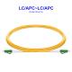 Single Mode Single Core Optical Jumper Cord , 3m LC APC To LC APC Pigtail