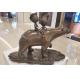 Decorative Home Indoor Small Bronze Sculpture 0.5m Length