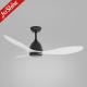 48 Inches Modern Ceiling Fan Without Led Light ABS Blade Dc Remote Control