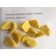 IQF Frozen Steamed Yellow Sweet Potato, Jishu #6, for pizza market in Korea