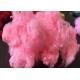 Solid Bright Material Polyester Fiber 20D 38mm For Non Woven Fabrics