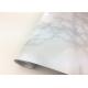 White Patterned Self Adhesive Marble Wallpaper White Marble Sticky Paper For Kitchen Table