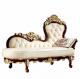 Wood Carved Elegant European Luxury Chaise Lounge