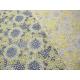 Cotton Circle Colored Polyester Burnout Allover Flower Lace Fabric for Kid Clothes