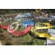 Exciting Waterpark Equipment / Fiberglass Water Slides With 304 Stainless Steel Screw