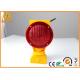 360 Degree Swivel Double Lens LED Solar Panel 0.3W Traffic Warning Lights