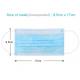 17.5 * 9.5cm 3 Ply Disposable Gb2626-2006 Breathable Medical Face Mask For Adults