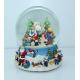 100mm ceramic musical water globes of Christmas Nativity Decoration