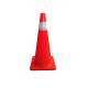 70cm Flexible All Orange Traffic Safety Cone Construction Safety Warning Cone