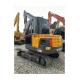 Used Volvo EC60D Mini Excavator in Excellent Condition for Construction Work