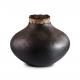 0.35*0.24*0.39in Tapered Natural Cork Lids Vase Ceramic Jar BSCI