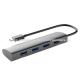 USB 3.1 4 Port Type C Hub,Self-powered Properties for Ultrabook/Laptop/Tablet