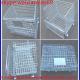 folding steel storage cage/industiral storage cabinets/security cage/pallet cage/metal storage cage/wire cage