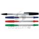 0.7mm unusual  blue / black / red ink  durable commercial Plastic Ball Pen MT2120