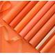 Orange Halloween flower wrapping paper