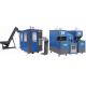 Blue Plastic Water Bottle Making Machine , PET Blow Molding Equipment Easy Operate