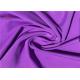 Healthy Elastic Stretch Polyester Spandex Fabric For Sports In Purple Color