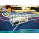 Transparent Acrylic Cow Cow Poker Chip Holder 2 Grid Split Pin Card Box