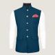 Customized Modern Fit Mens Mandarin Collar Waistcoat For Special Occasion 100% Premium Cotton