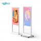 Thickness 57mm LCD Window Displays Double Sided Digital Signage 49inch