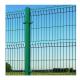 Garden Fence Panels Pvc Coated 3d Wire Mesh Fence with 3d Curved Fence Netting