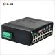 Ethernet Switch Industrial L2 12Mbits 16 Port 4 Port 1000X SFP Managed