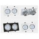 7W 15W Square Led Pot Lights , Professional 12w Led Downlight Fixture