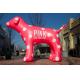 Inflatable advertising pink dog for sale
