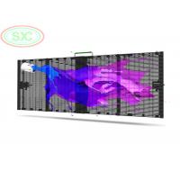 Transparent Screen HD HQ 1R1G1B 4.81mm LED Screen Digital Signage Bracket