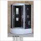 Sliding Door Grey Glass Corner Shower Stall CE Certificate For Home / Hotels