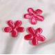 50 mm Small Applique Crafts eco - friendly Colorful Satin fabric Material