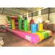 Inflatable Beach Bouncy Castle Assault Course , Big Party Funny Obstacle Course Jumpers