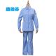 Blue Collar Button Pocket Nonwoven Isolation Gown Polyester