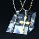 Fashion Top Trendy Stainless Steel Cross Necklace Pendant LPC273