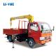 High Efficiency 4 Tons Hydraulic Truck Mounted Crane Manipulator Loader Crane
