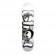 Blind Skateboards Bust Out Reaper White Mid Complete Skateboards First Push Soft Wheel - 7.62 x 31.3