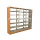 Library 2.0mm Thickness Stainless Steel Metal Storage Rack Library Shelving