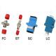 Fiber Optic Adapter FC ST SC LC Simplex / Duplex Metal Optical Adapters 0.2dB insertion loss