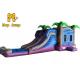 PVC 0.55mm Residential Inflatable Bouncer Combo 9*4m Waterproof