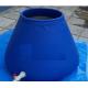 2500L Flexible Tank Round Tarpaulin Water Tank Drought Resistant Onion Shape