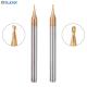 2 Flutes Micro Grain Milling Cutter 0.2-0.9mm Square/Ball Nose