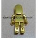 High Quality Metal Gold Robot USB Flash Drive, Gift USB Drives with Laser