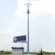 Large Field Lighting High Mast Tower 50m Galvanized Steel Q235 Q355