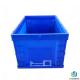 70 Liter Blue Plastic Foldable Container Collapsible Storage Box Without Lid