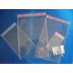 Flexible Clear Plastic Pouches Packaging Leakproof With Self Adhesive Strip