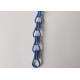 2.0mm Blue Anodized Aluminum Chain Door Fly Screen Double Hook