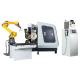 Faucets Industrial Full Automatic Robot Grinding Machine With 2 Robot Cell
